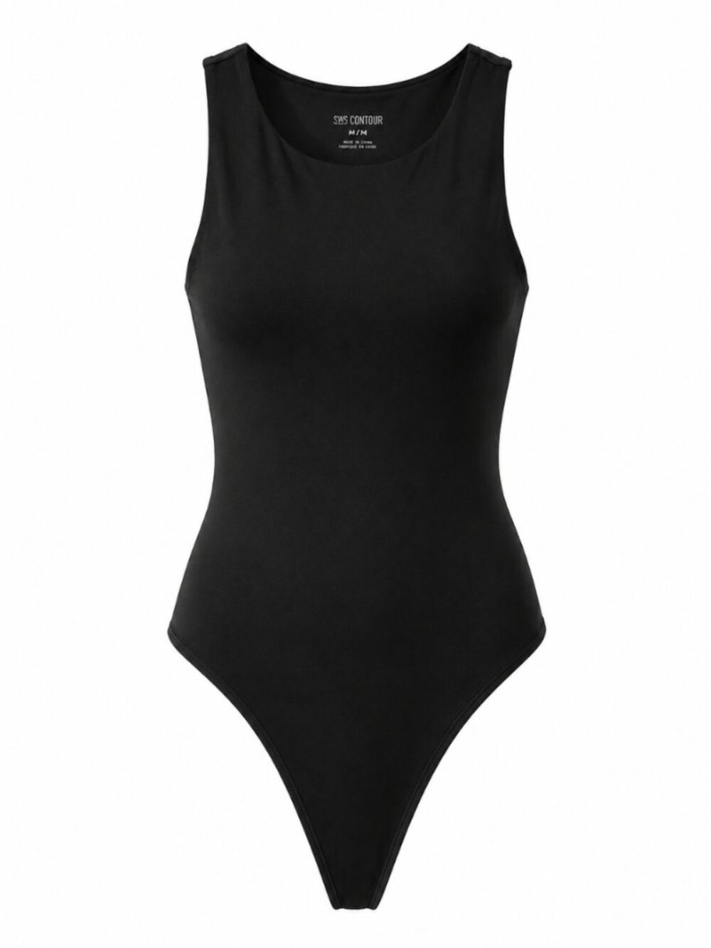 🛍️ 3/10 SWS Contour Black High Neck Bodysuit Size M